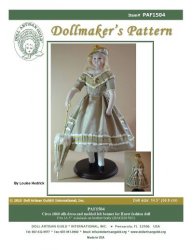 Circa 1860 Silk Dress and Molded Felt Hat Pattern