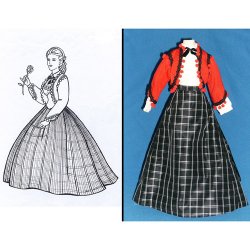 Silk Twill Zouave Bolero Jacket-Mini Magic Pattern or Kit