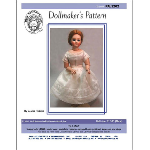Doll Makers Pattern - French Fashion Undergarments