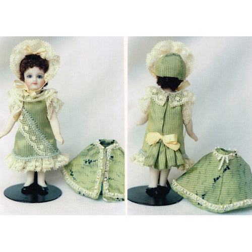 4" All Bisque Doll Costume Ensemble