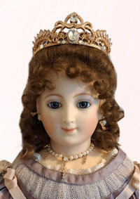 Exquisite Jeweled Tiara or Crown for 15 Dolls