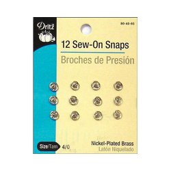 Tiniest Metal Sew On Snaps