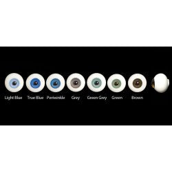 Round Paperweight Glass Eyes