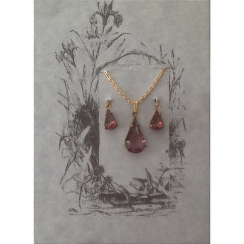 Amethyst Pendant Set