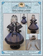 16 Pink Floral Skirt and Chemisette Huret Fashion Costume