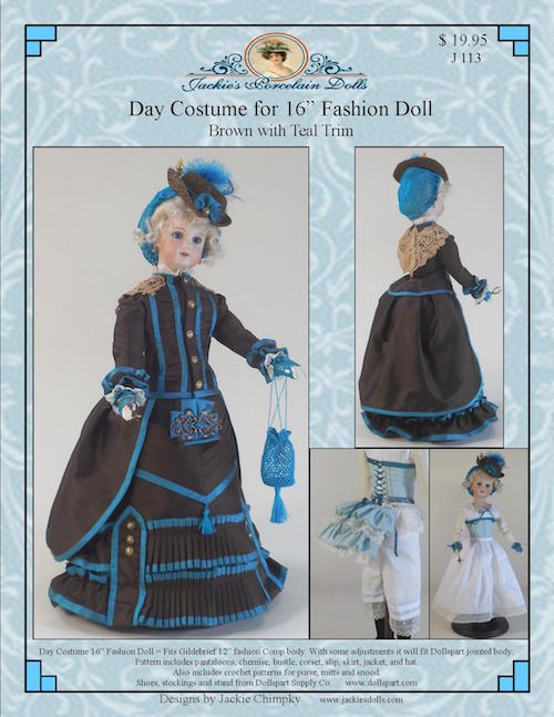 Day Costume for 16 French Fashion Doll