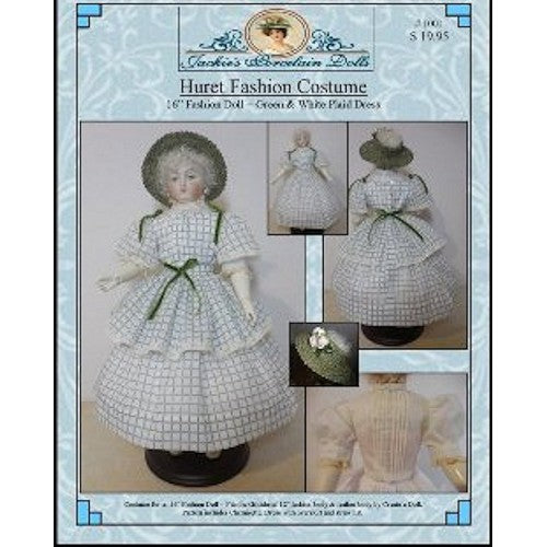 16 Green & White Huret Fashion Costume