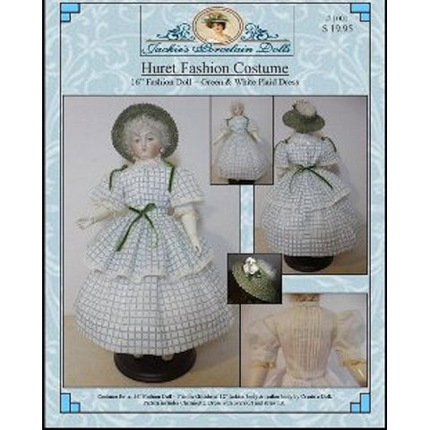 16 Green & White Huret Fashion Costume