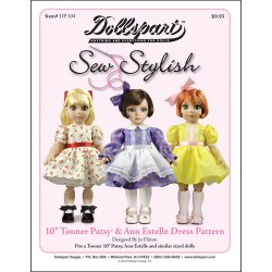 10 Tonner Patsy/Ann Estelle Dress Pattern