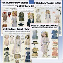 Complete set of 5 Daisy Patterns