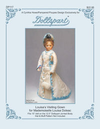 Visiting Gown Pattern for Mlle. Doleac
