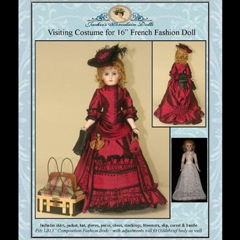 Visiting Costume for 16 French Fashion Doll