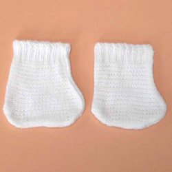 Knitted Orlon Booties